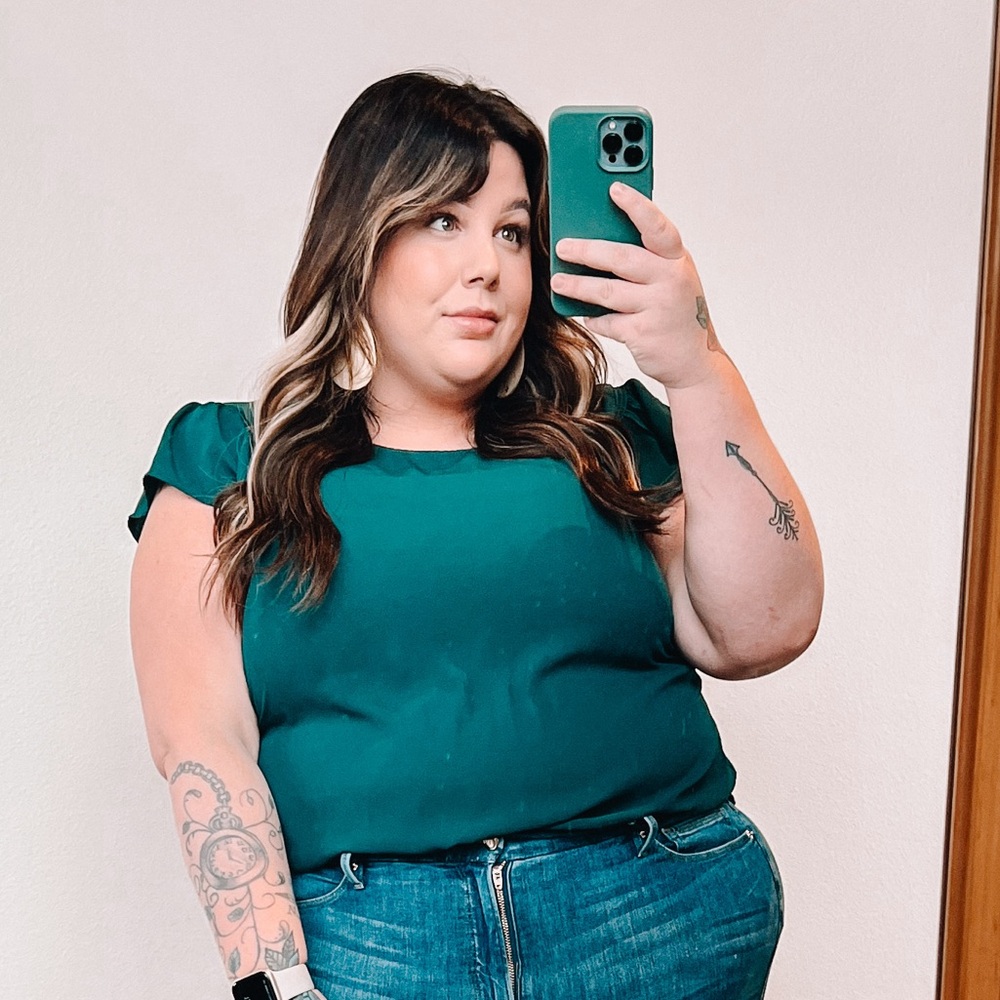 Papermoon Green Blouse Chic Top